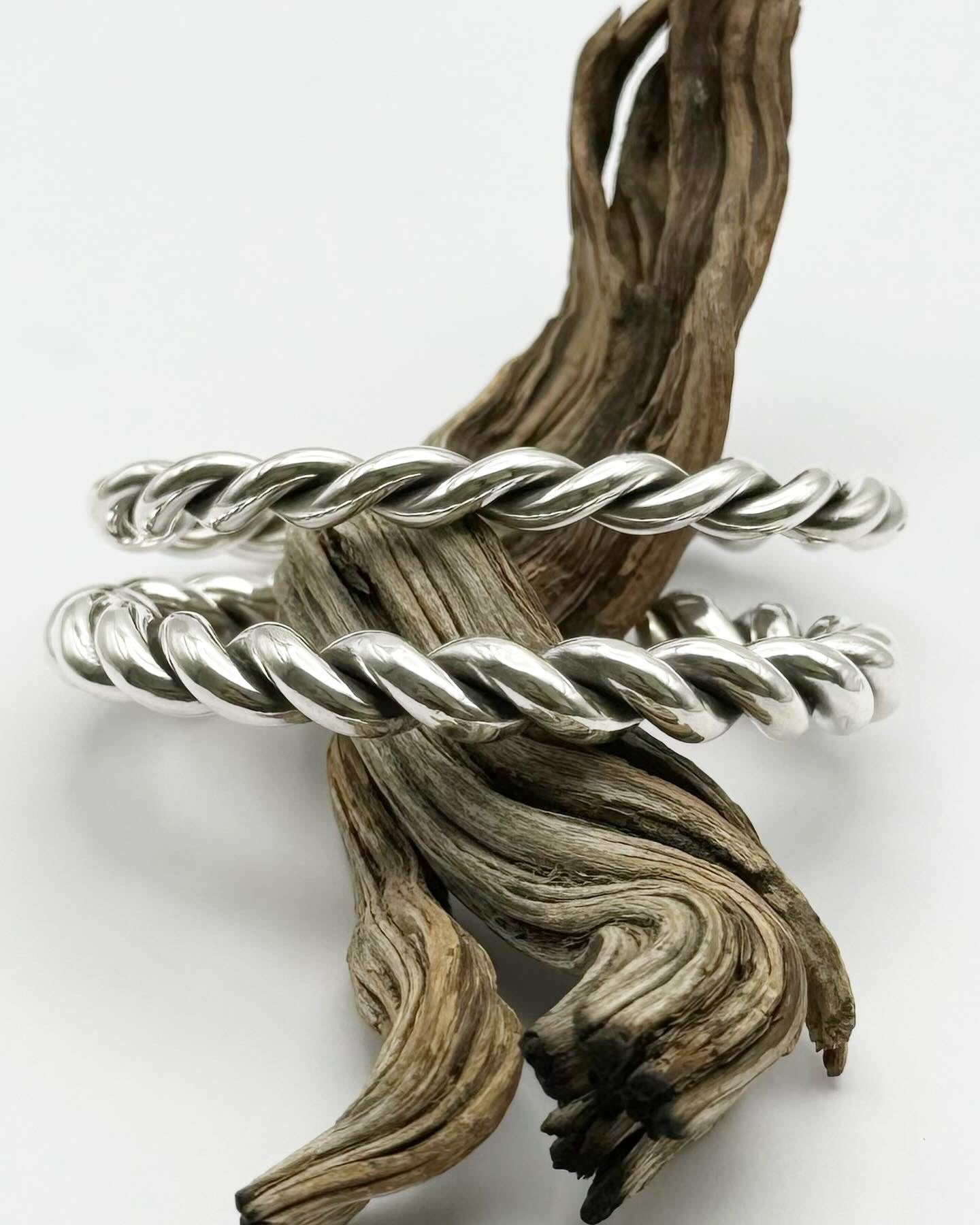 MTO Fine Silver Twisty Cuffs