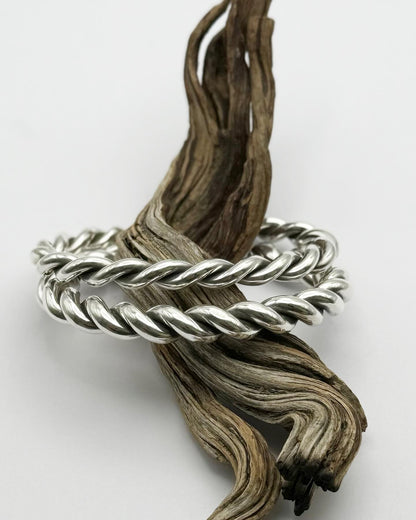 MTO Fine Silver Twisty Cuffs